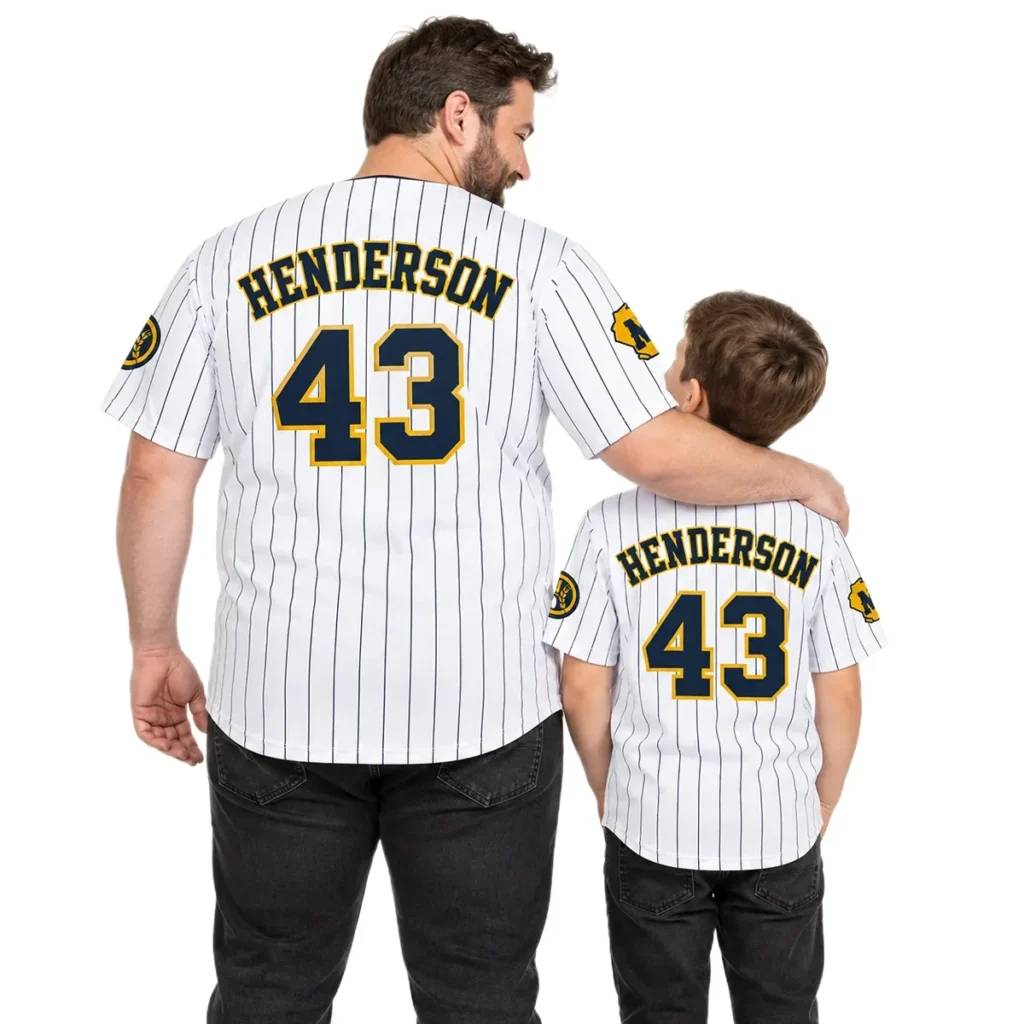 Milwaukee Brewers Logan Henderson White Home Jersey – Season Pride Edition