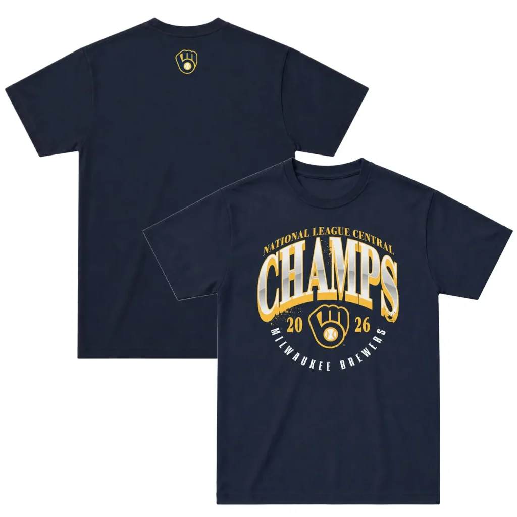 Milwaukee Brewers NL Central Champions T-Shirt – Fan Celebration Tee