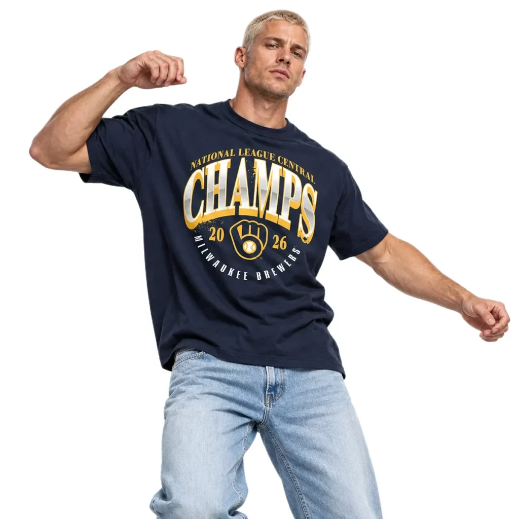Milwaukee Brewers NL Central Champions T-Shirt – Fan Celebration Tee