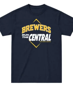 Milwaukee Brewers NL Central Champions T-Shirt – front view