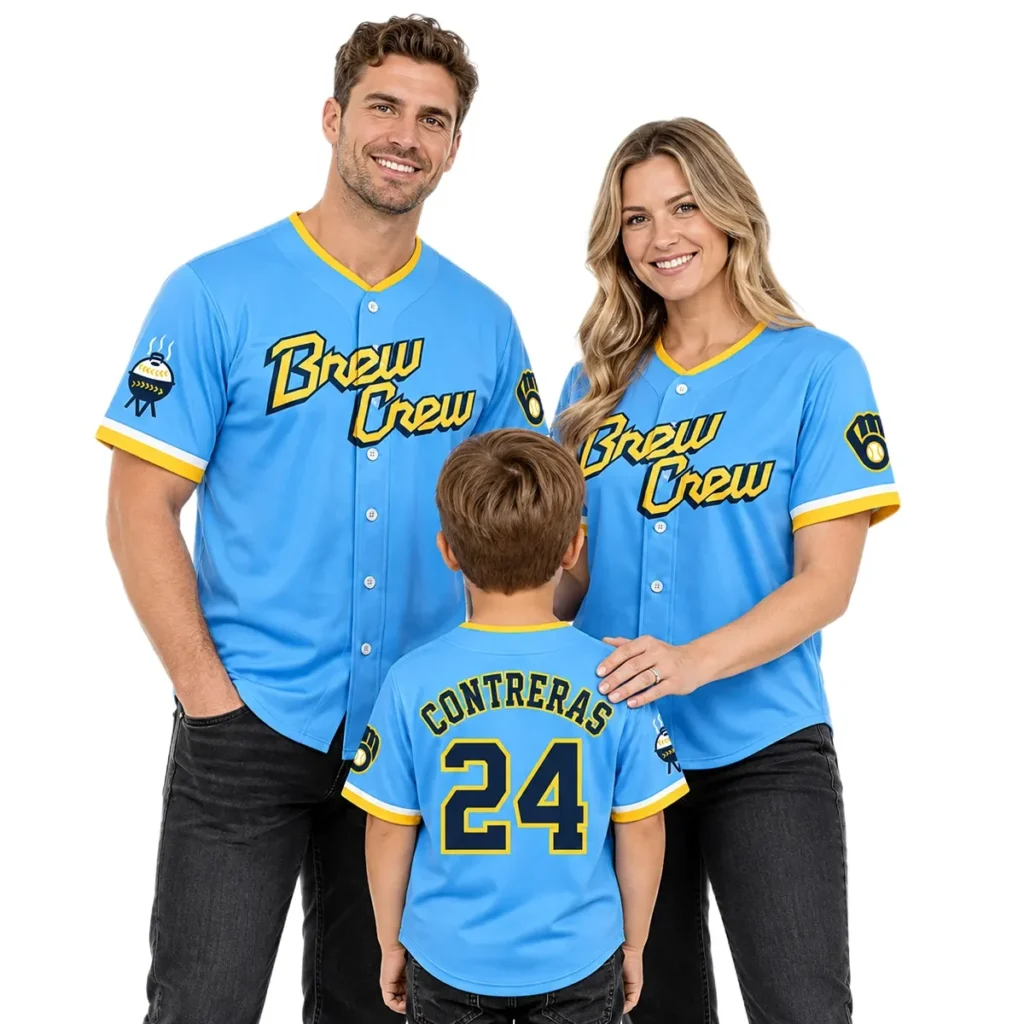 Milwaukee Brewers William Contreras Jersey – Game Day Fan Jersey