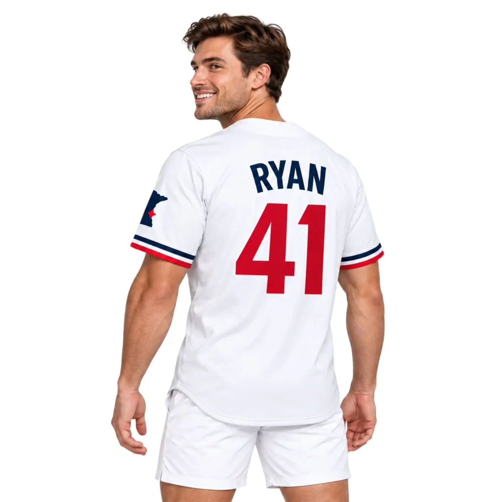 Minnesota Twins Joe Ryan White Home Jersey – Name & Number Fan Jersey