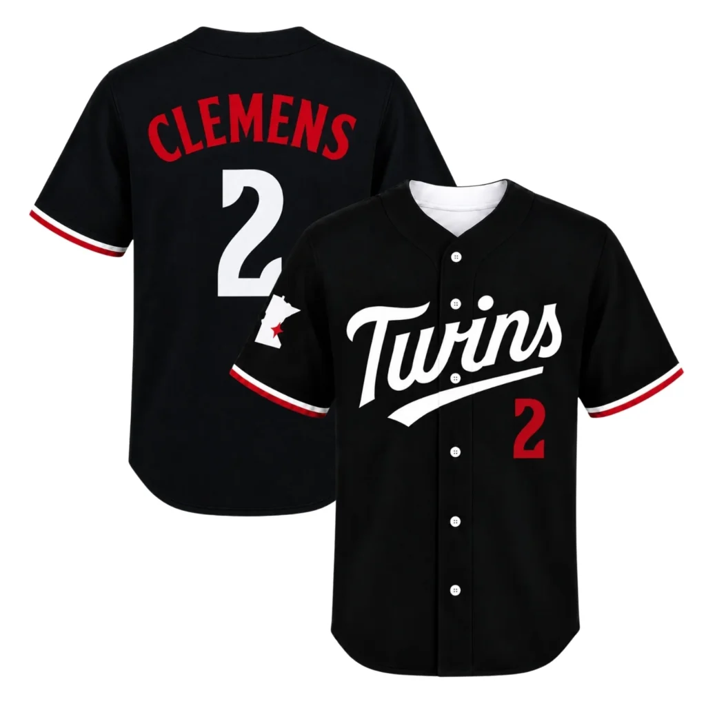 Minnesota Twins Kody Clemens Black Alternate Jersey – Season Pride Edition