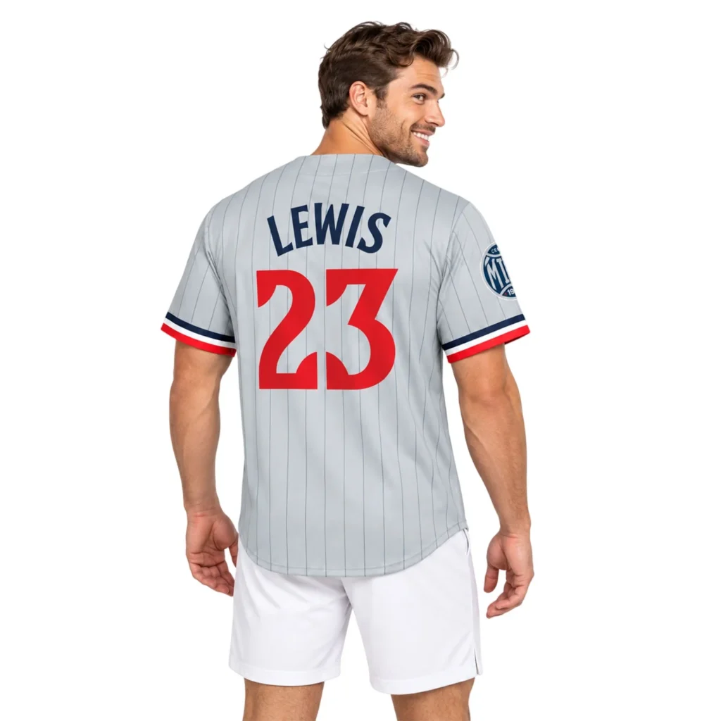 Minnesota Twins Royce Lewis Gray Road Pinstripe Jersey – Matchday Fan Edition
