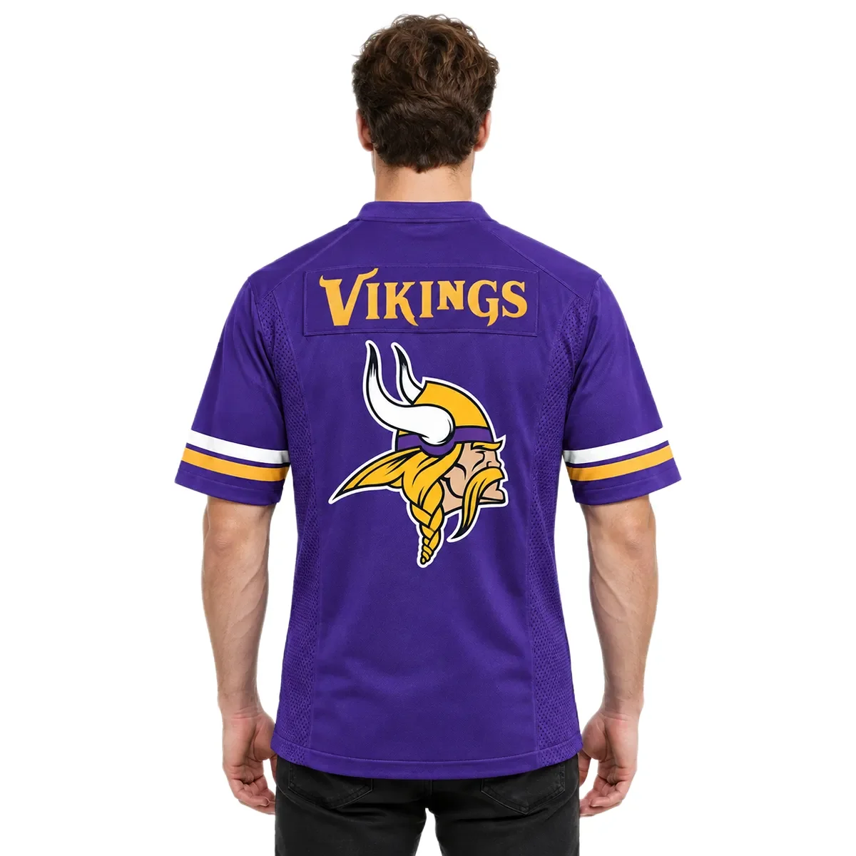 Minnesota Vikings Custom Jersey – alternate view 3