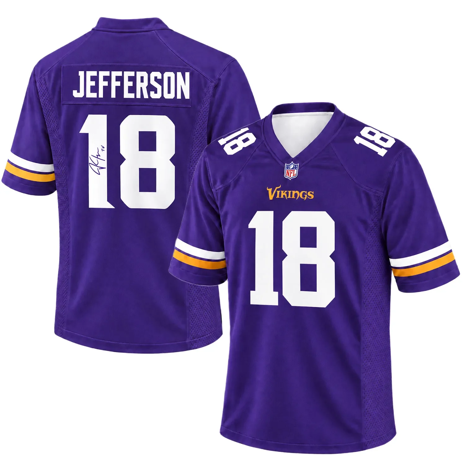 Minnesota Vikings Justin Jefferson Purple Jersey