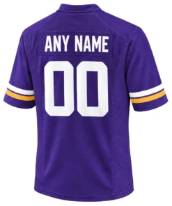 Minnesota Vikings Purple Custom Jersey – back view