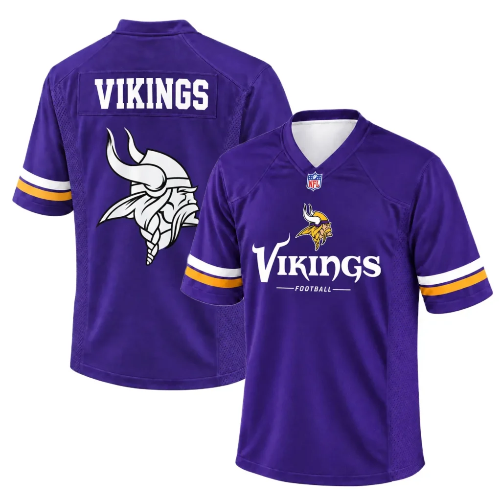 Minnesota Vikings Purple Jersey – Custom Name & Number Edition
