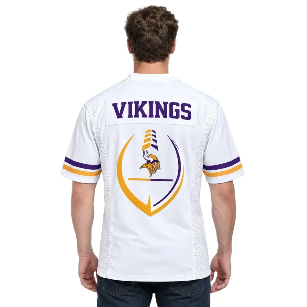 Minnesota Vikings White Jersey – Home Crowd Fan Style