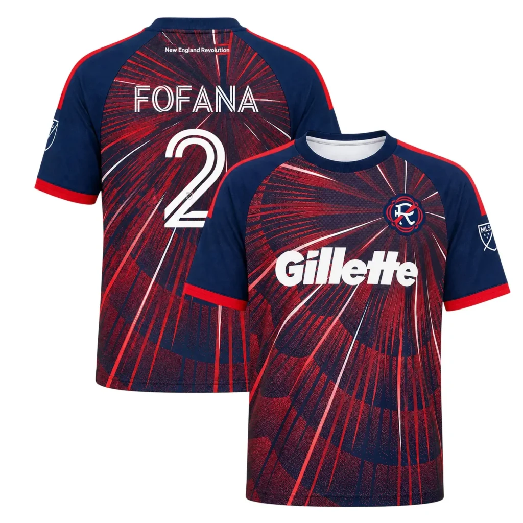 New England Revolution Peyton Miller Jersey – Game Day Fan Jersey