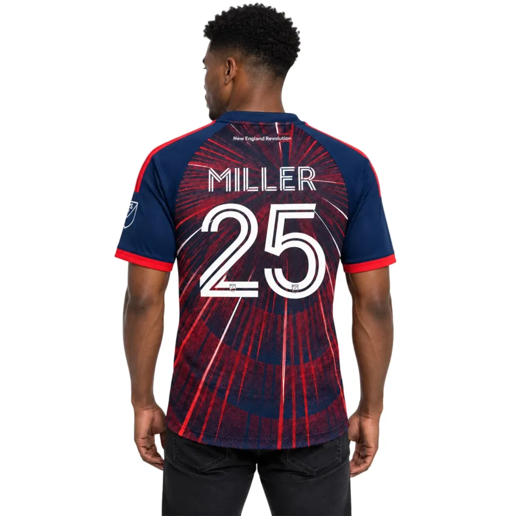 New England Revolution Peyton Miller Jersey – Matchday Fan Edition