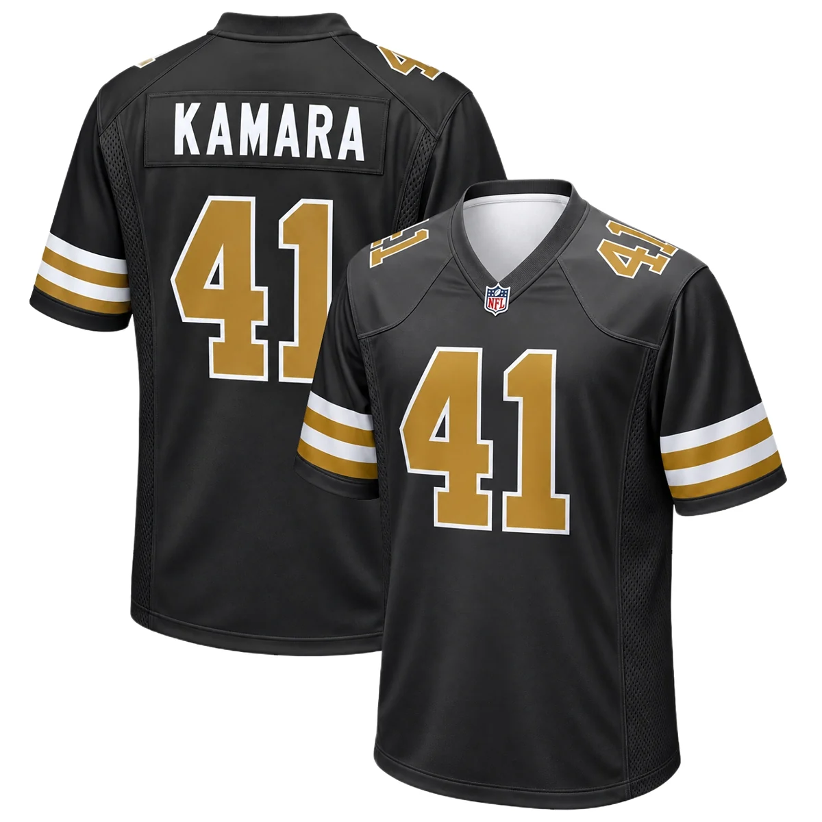 New Orleans Saints Alvin Kamara Black Alternate Jersey