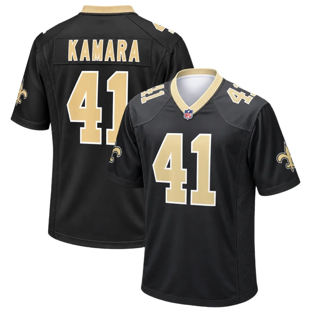 New Orleans Saints Alvin Kamara Jersey – Custom Name & Number Edition