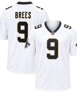 New Orleans Saints Drew Brees White Jersey