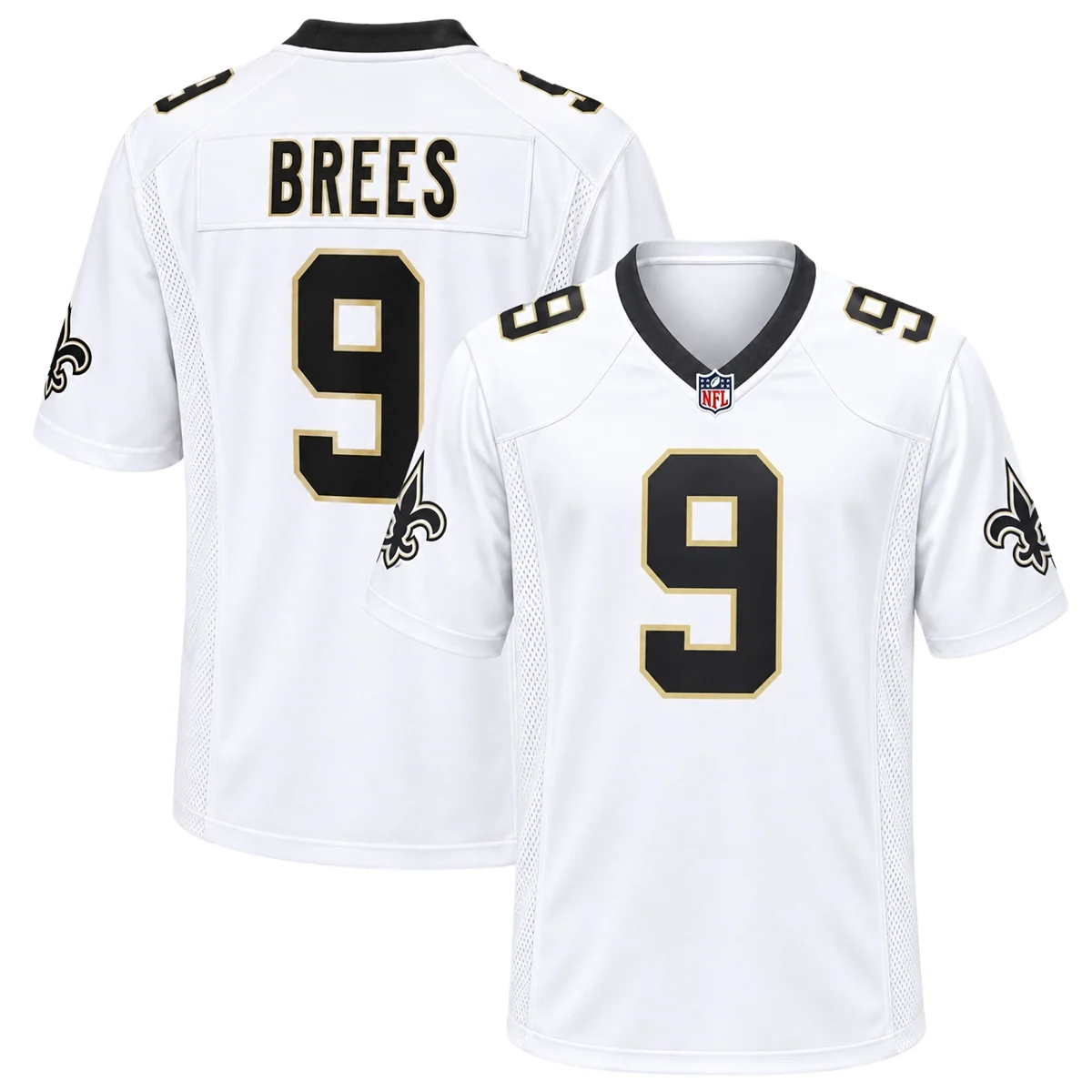 New Orleans Saints Drew Brees White Jersey