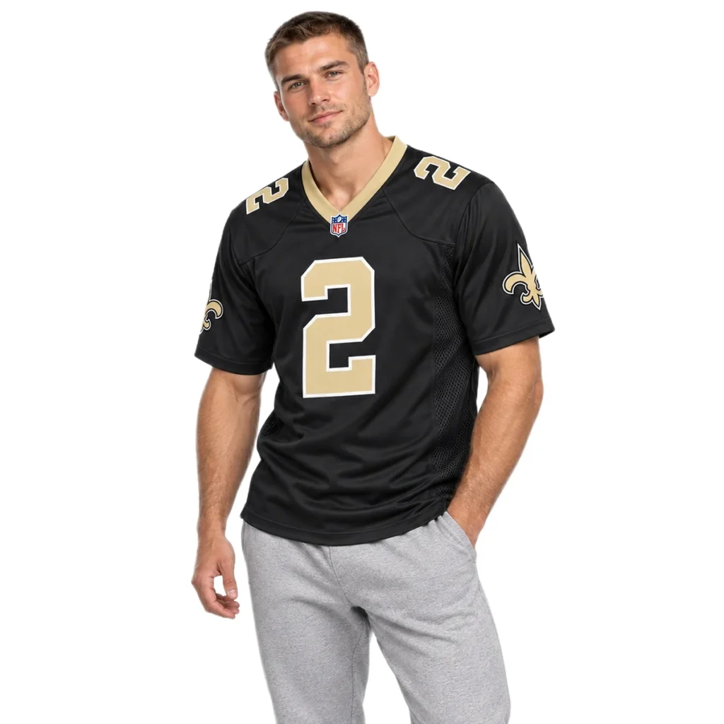 New Orleans Saints Spencer Rattler Black Jersey – Season Pride Edition