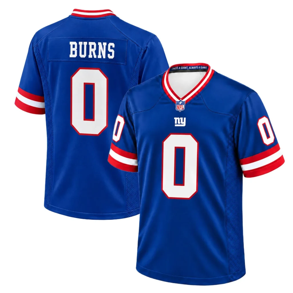 New York Giants Brian Burns Blue Jersey – Season Pride Edition