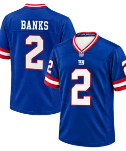 New York Giants Deonte Banks Throwback Jersey