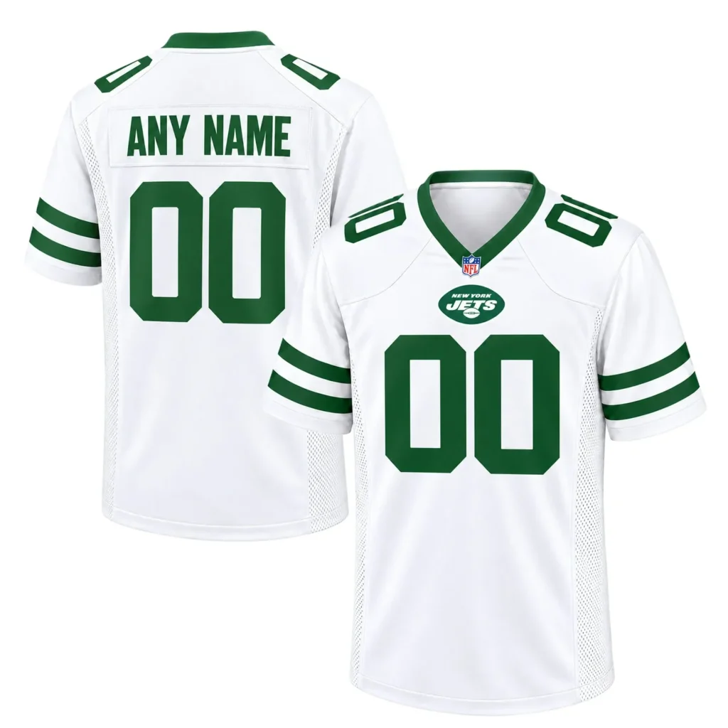 New York Jets Away Jersey – Personalized Fan Edition