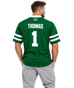 New York Jets Azareye'h Thomas Home Jersey – back view