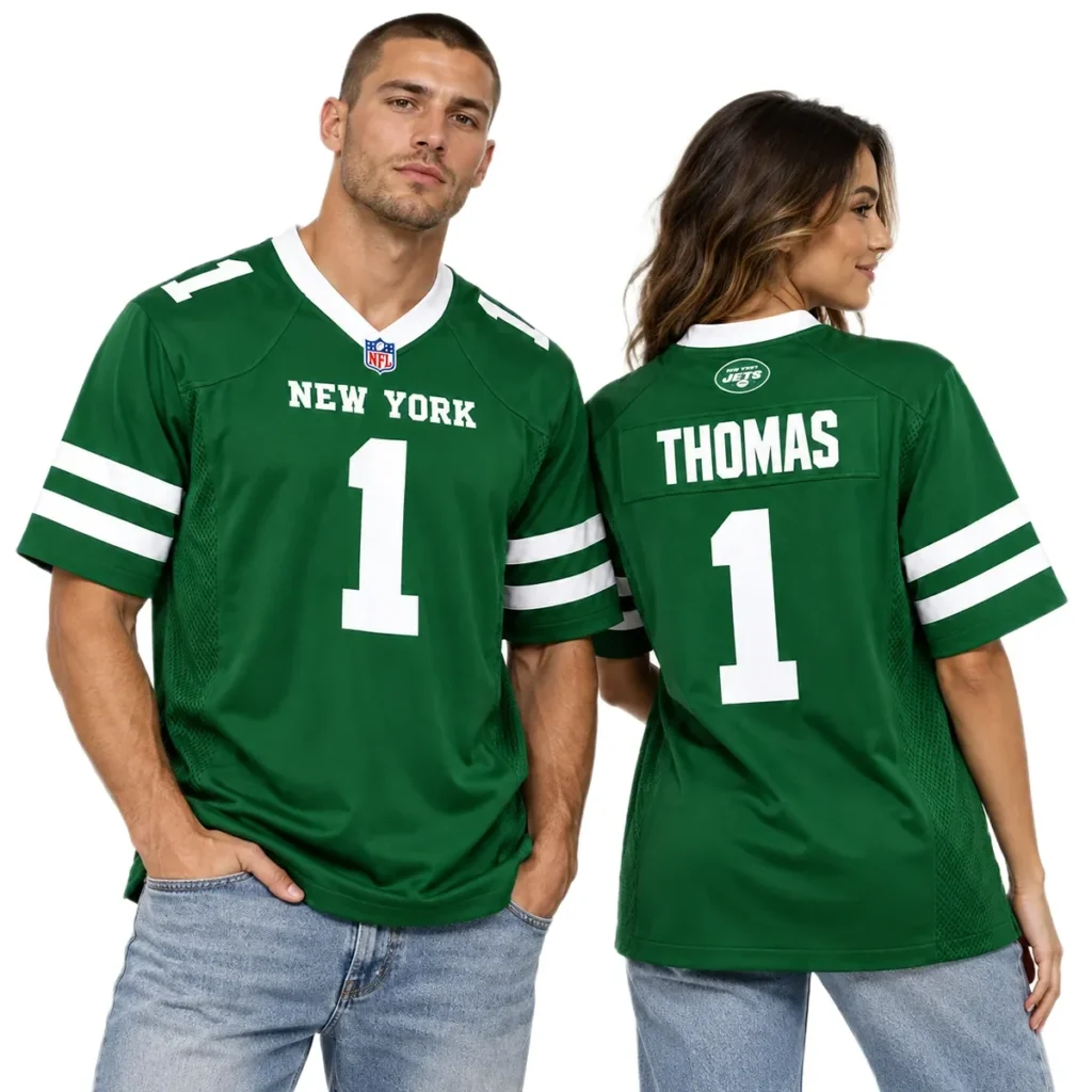New York Jets Azareye'h Thomas Home Jersey – Personalized Fan Edition