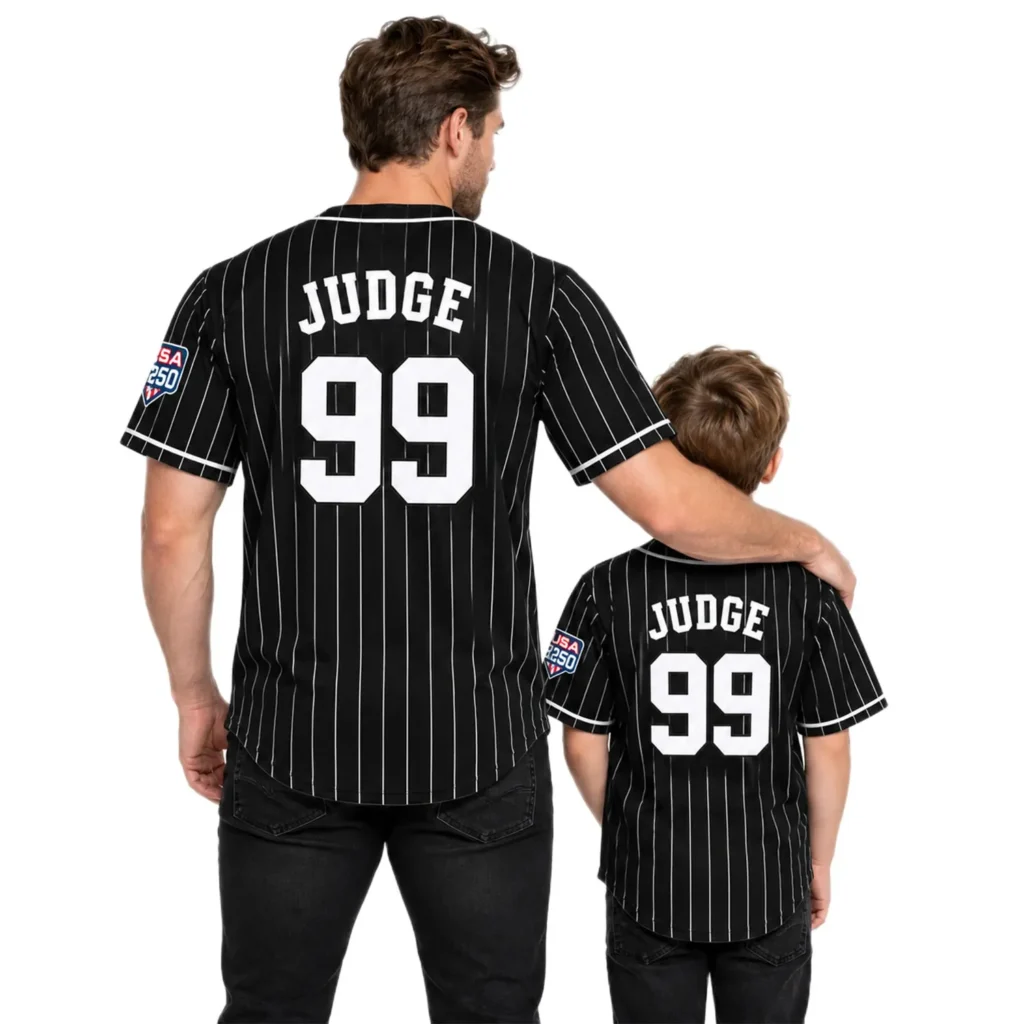 New York Yankees Aaron Judge Black Jersey – Name & Number Fan Jersey