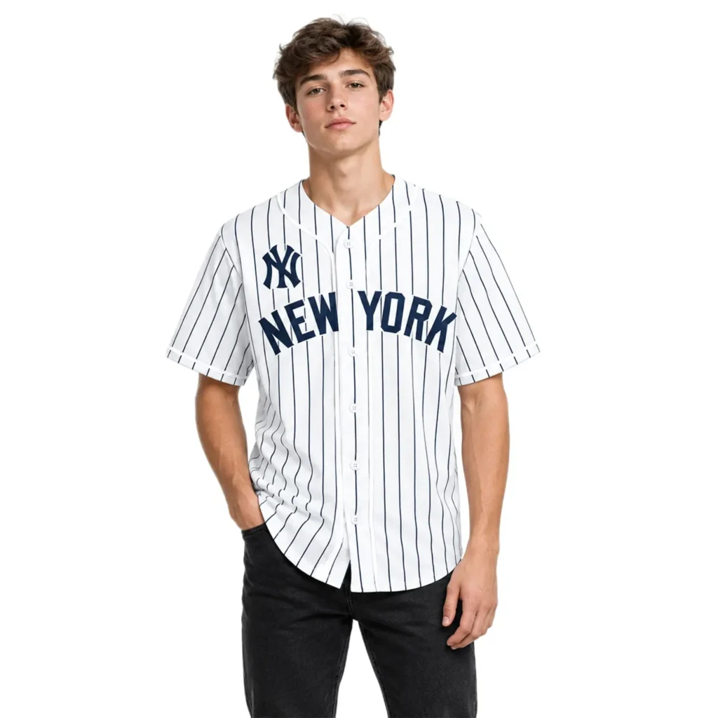 New York Yankees Luis Garcia Jr. White Home Jersey – Stadium Ready Fan Style
