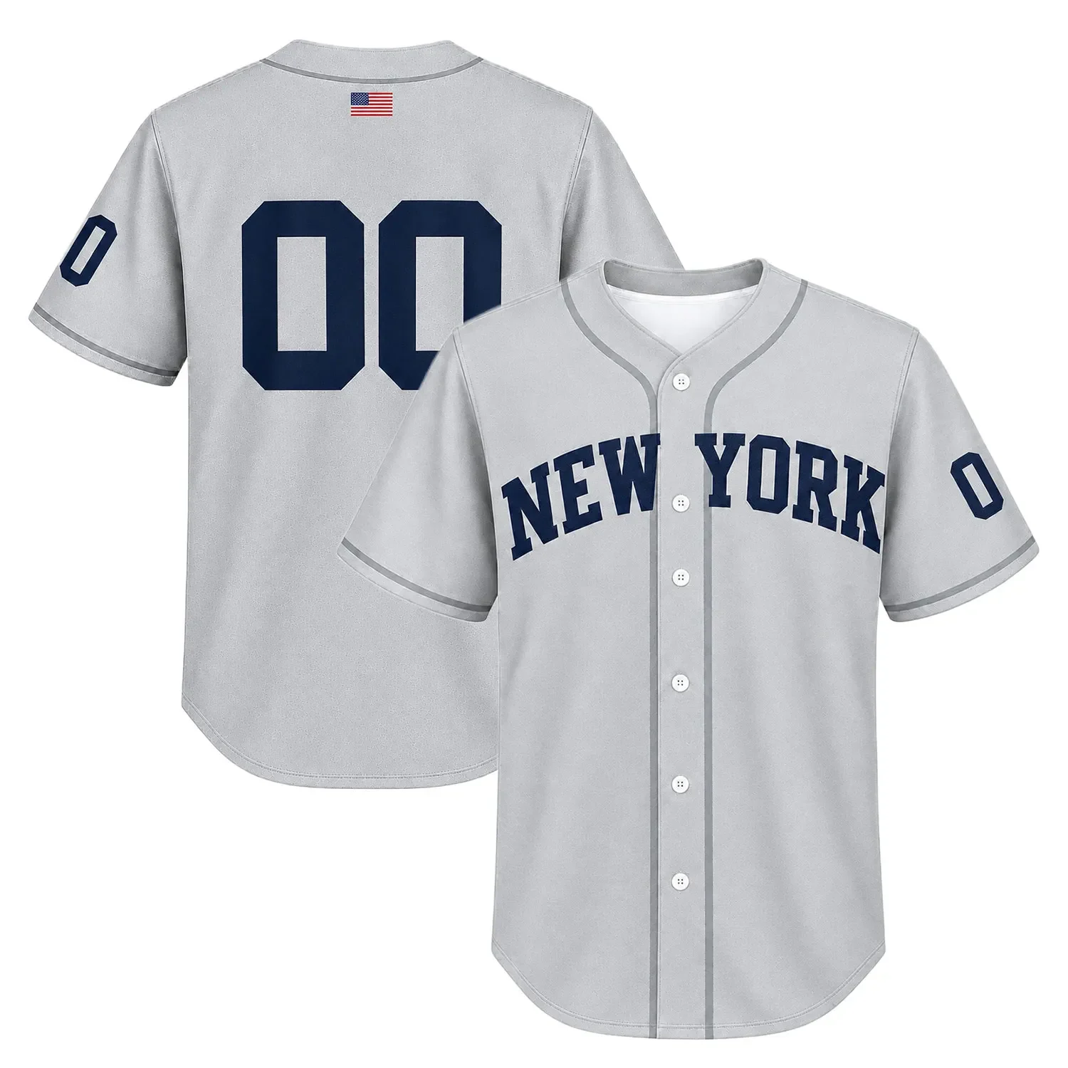 New York Yankees Road Custom Jersey