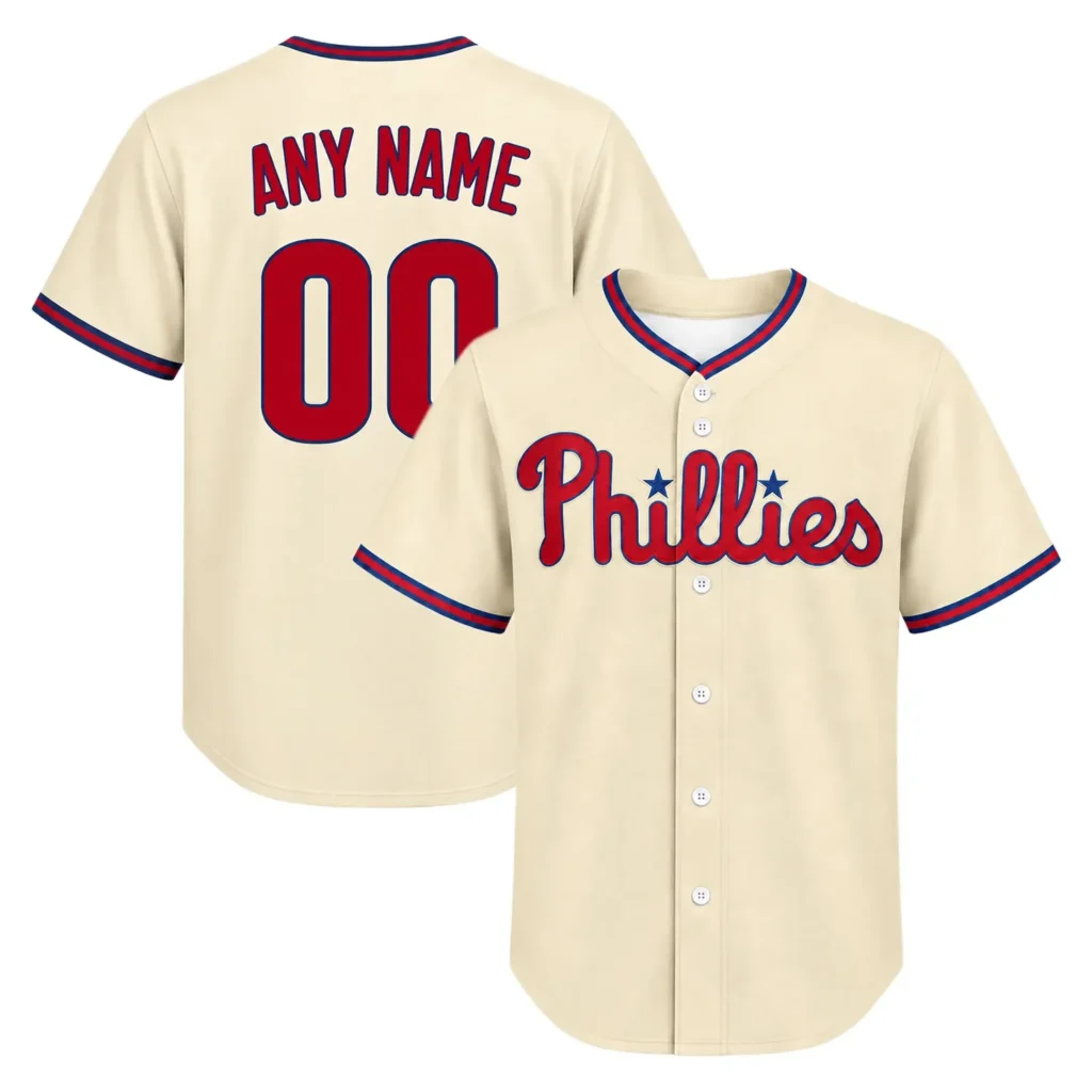 Philadelphia Phillies Custom Jersey – Stadium Ready Fan Style