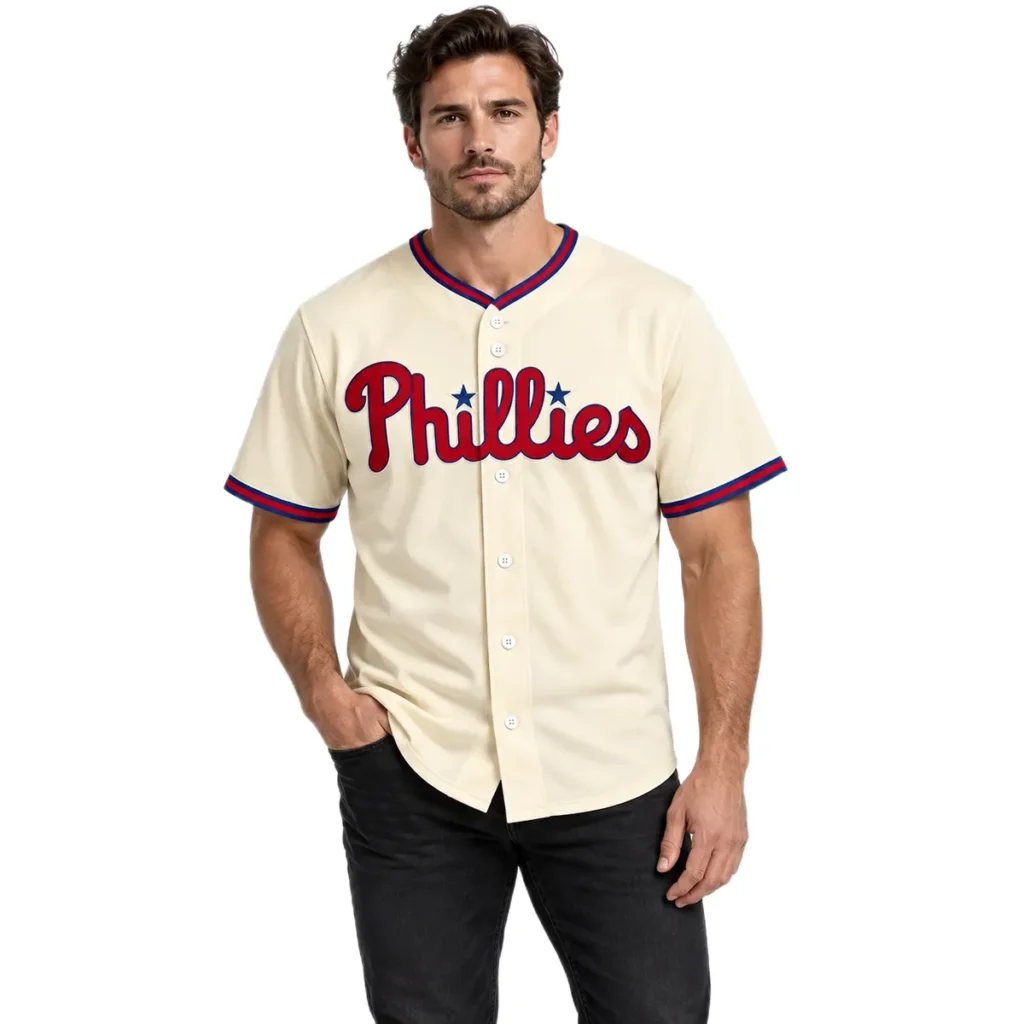 Philadelphia Phillies Custom Jersey – Stadium Ready Fan Style