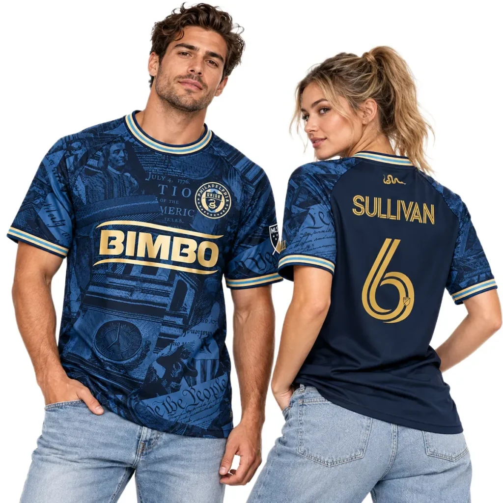 Philadelphia Union Cavan Sullivan Navy Home Jersey – Home Crowd Fan Style