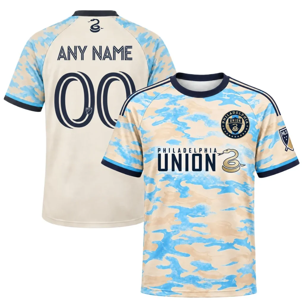 Philadelphia Union Cream Retro Away Jersey – Custom Name & Number Edition