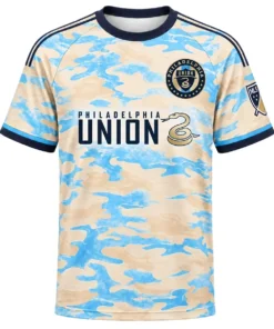 Philadelphia Union Cream Retro Away Jersey – front view