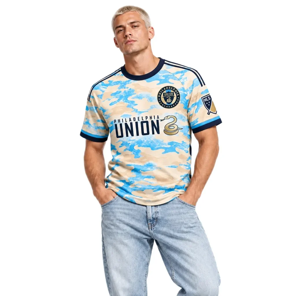 Philadelphia Union Cream Retro Away Jersey – Custom Name & Number Edition