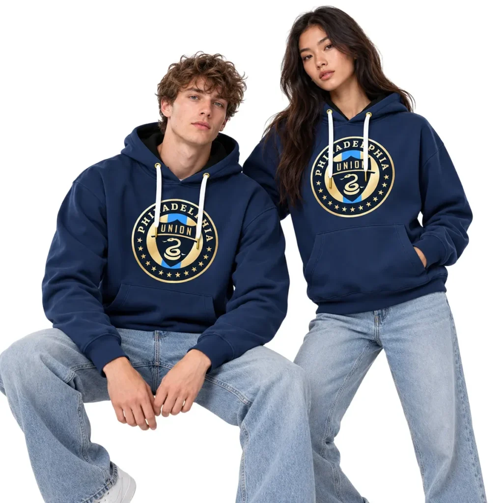 Philadelphia Union Navy Custom Hoodie – Game Day Pullover