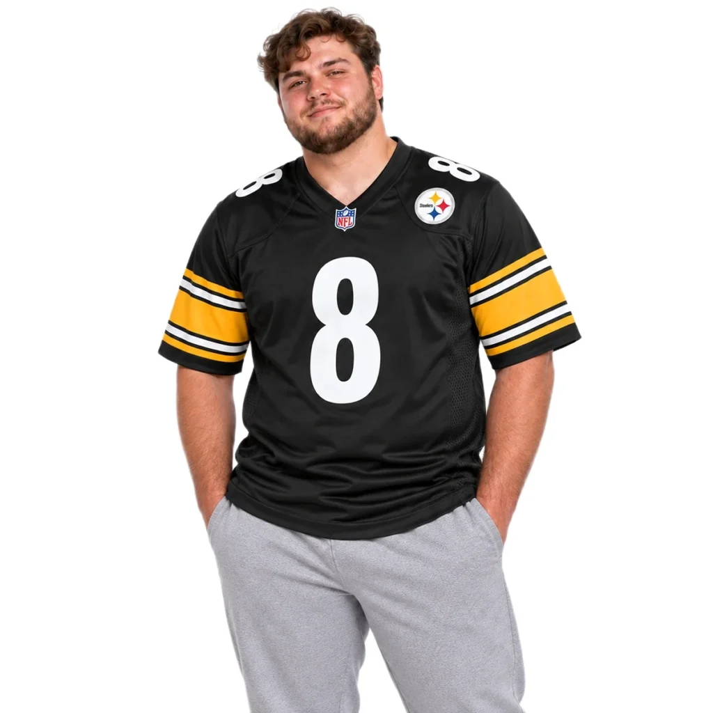 Pittsburgh Steelers Aaron Rodgers Jersey – Home Crowd Fan Style