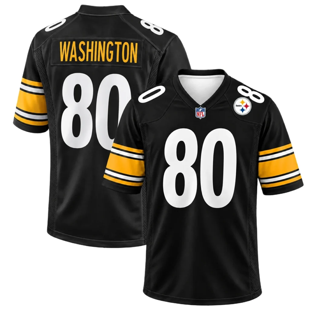 Pittsburgh Steelers Darnell Washington Black Jersey – Custom Name & Number Edition