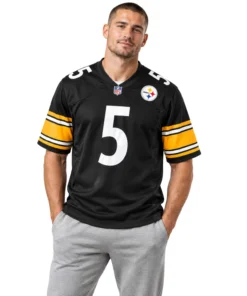 Pittsburgh Steelers Jalen Ramsey Black Jersey – model front view