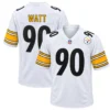 Pittsburgh Steelers TJ Watt White Jersey