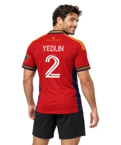 Real Salt Lake DeAndre Yedlin Red Jersey – model view