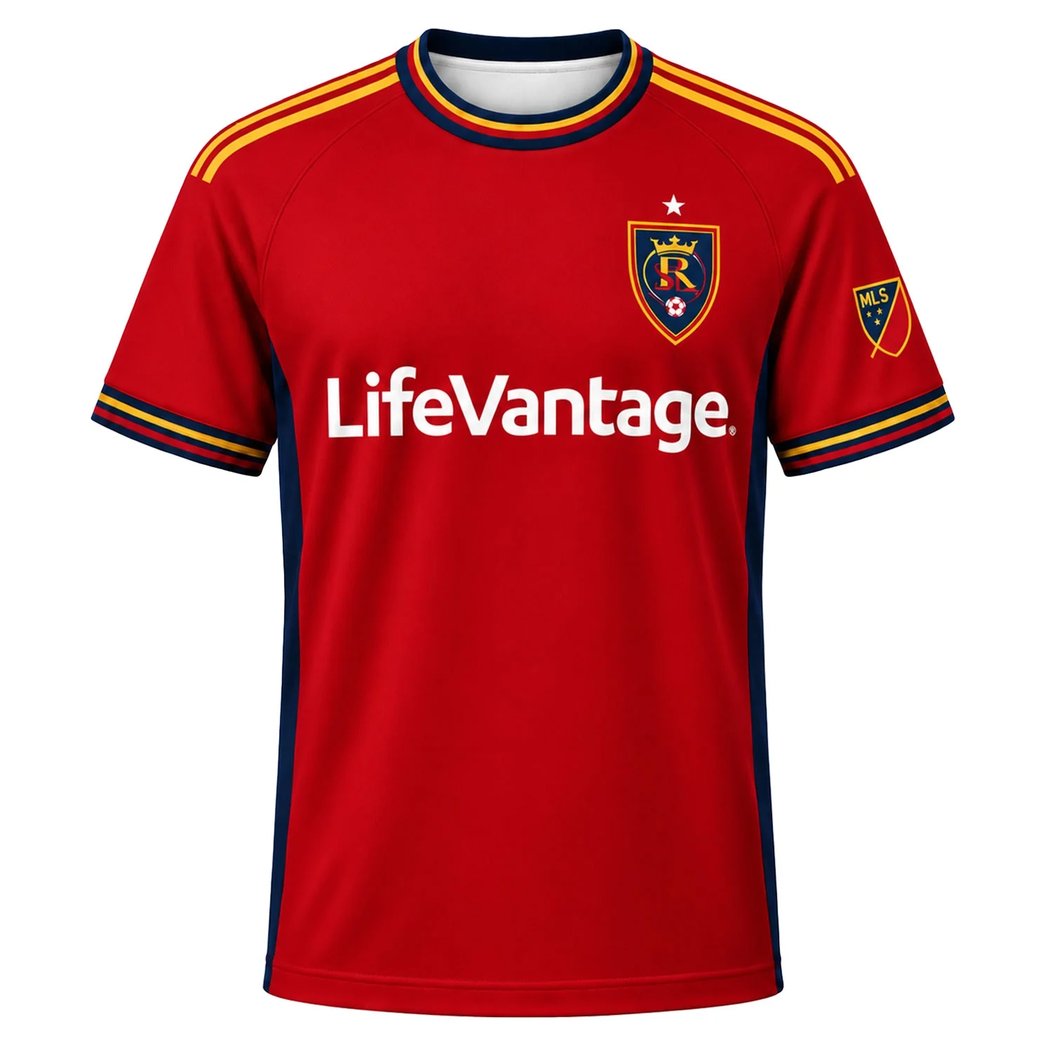 Real Salt Lake Sergi Solans Red Jersey – front view