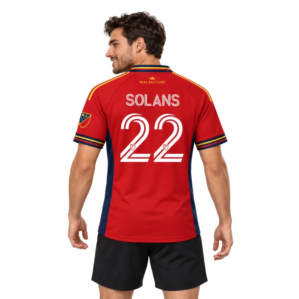 Real Salt Lake Sergi Solans Red Jersey – Custom Name & Number Edition