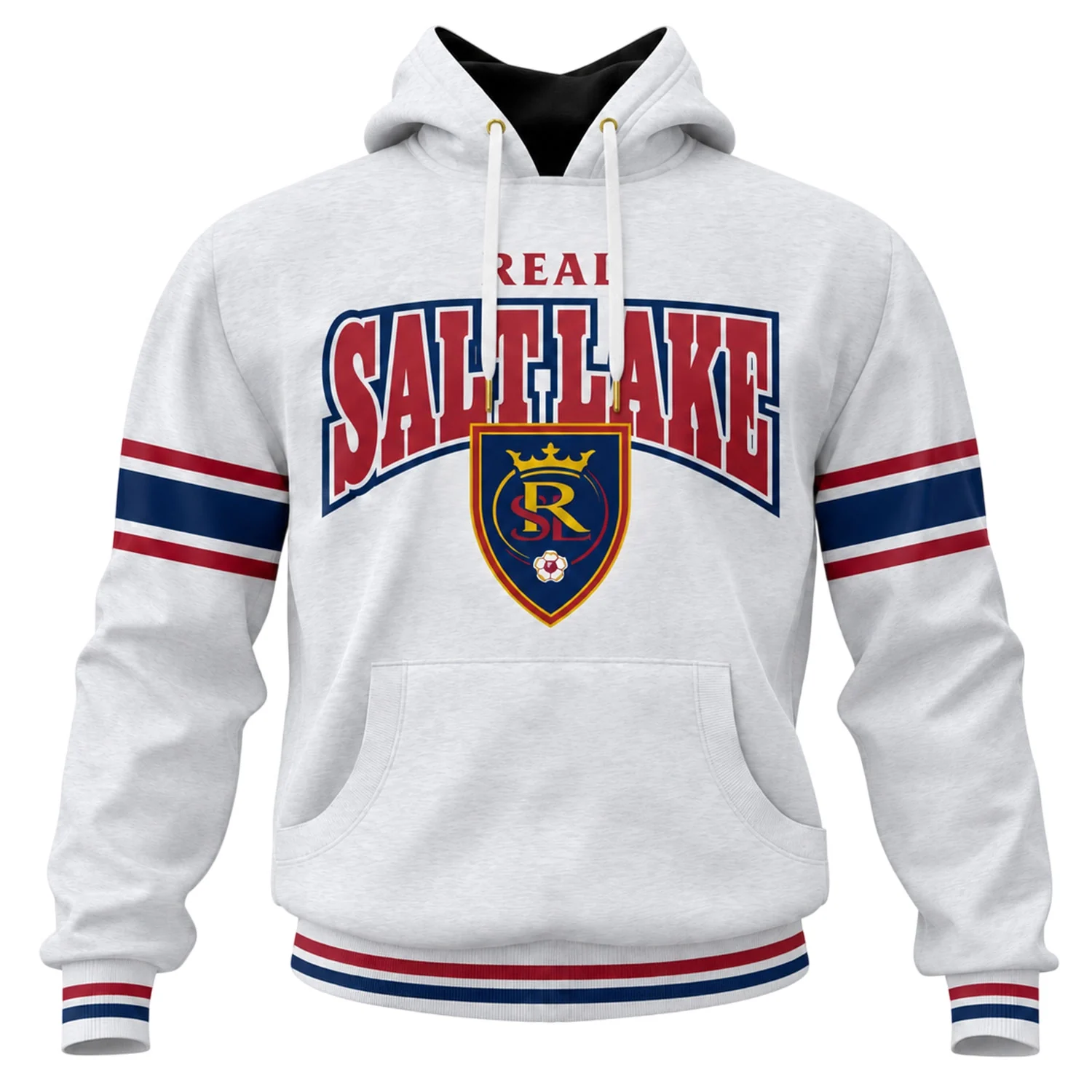 Real Salt Lake White Custom Hoodie – alternate view 3