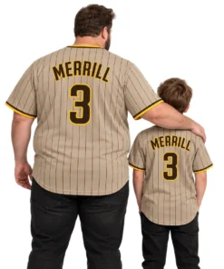 San Diego Padres Jackson Merrill Jersey – alternate view 3