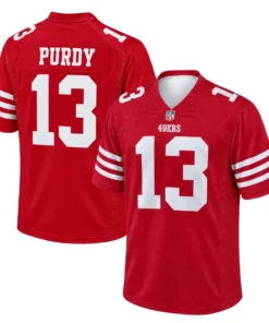 San Francisco 49ers Brock Purdy Red Home Jersey