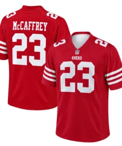 San Francisco 49ers Christian McCaffrey Scarlet Home Jersey