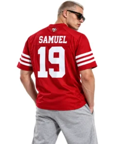 San Francisco 49ers Deebo Samuel Home Jersey – back view