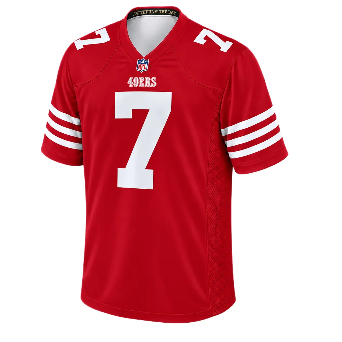 San Francisco 49ers De'Zhaun Stribling Red Jersey – front view