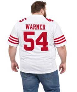 San Francisco 49ers Fred Warner White Classic Jersey – alternate view 2