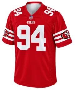 San Francisco 49ers Romello Height Red Jersey – front view
